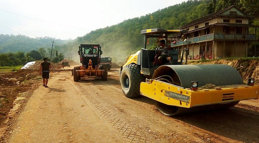 Infrastructure road construction