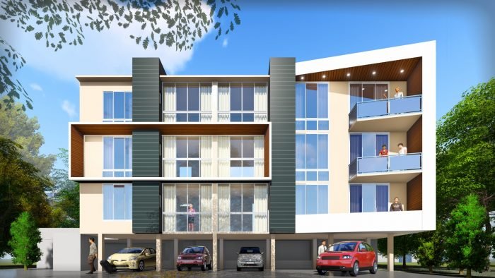 Modern residential architectural design