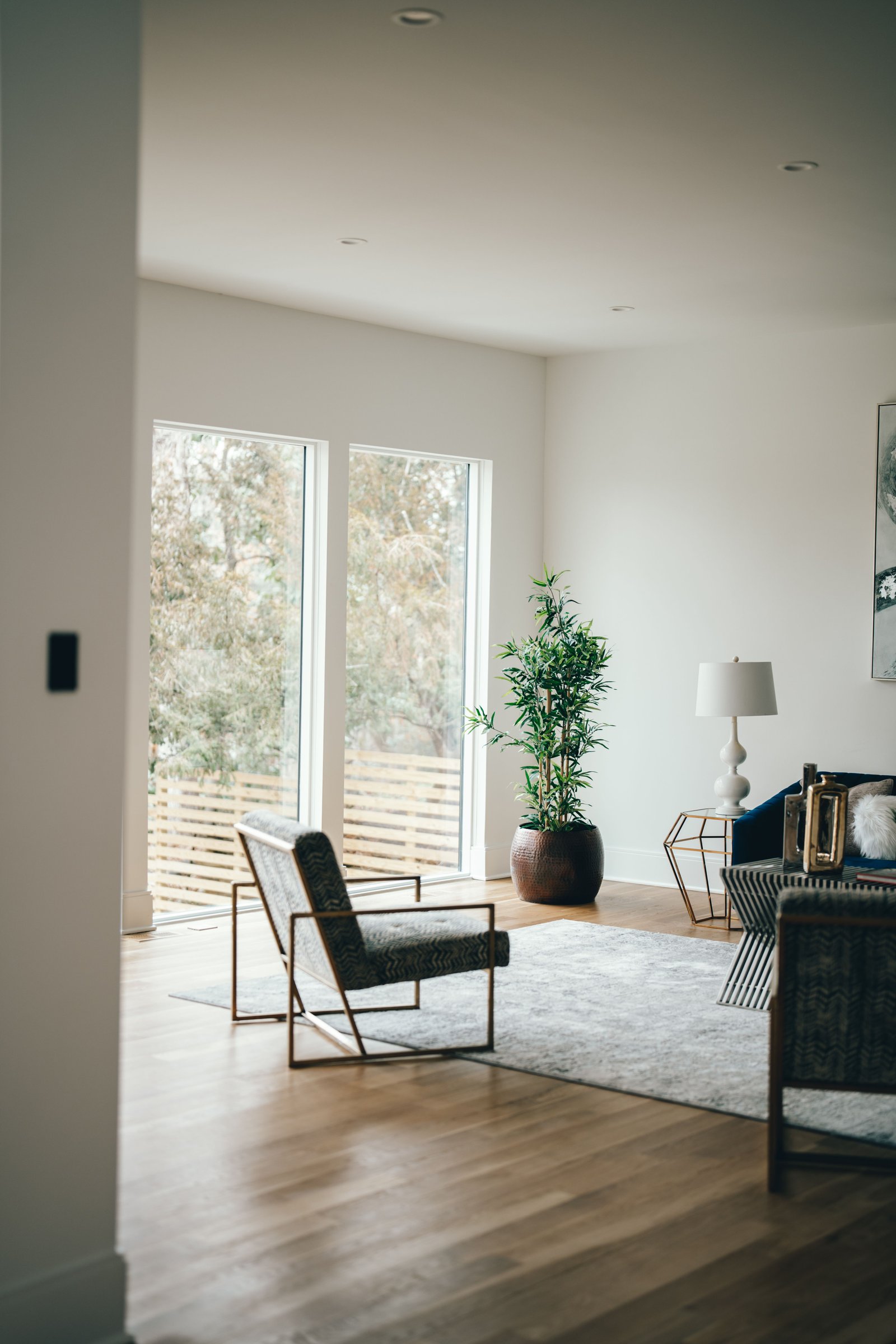 Professional architectural design workspace